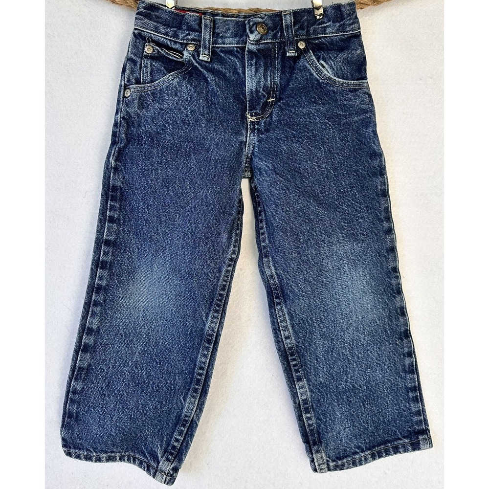 Wrangler Jeans Cowboy Western Boys Size 4 Blue Excellent